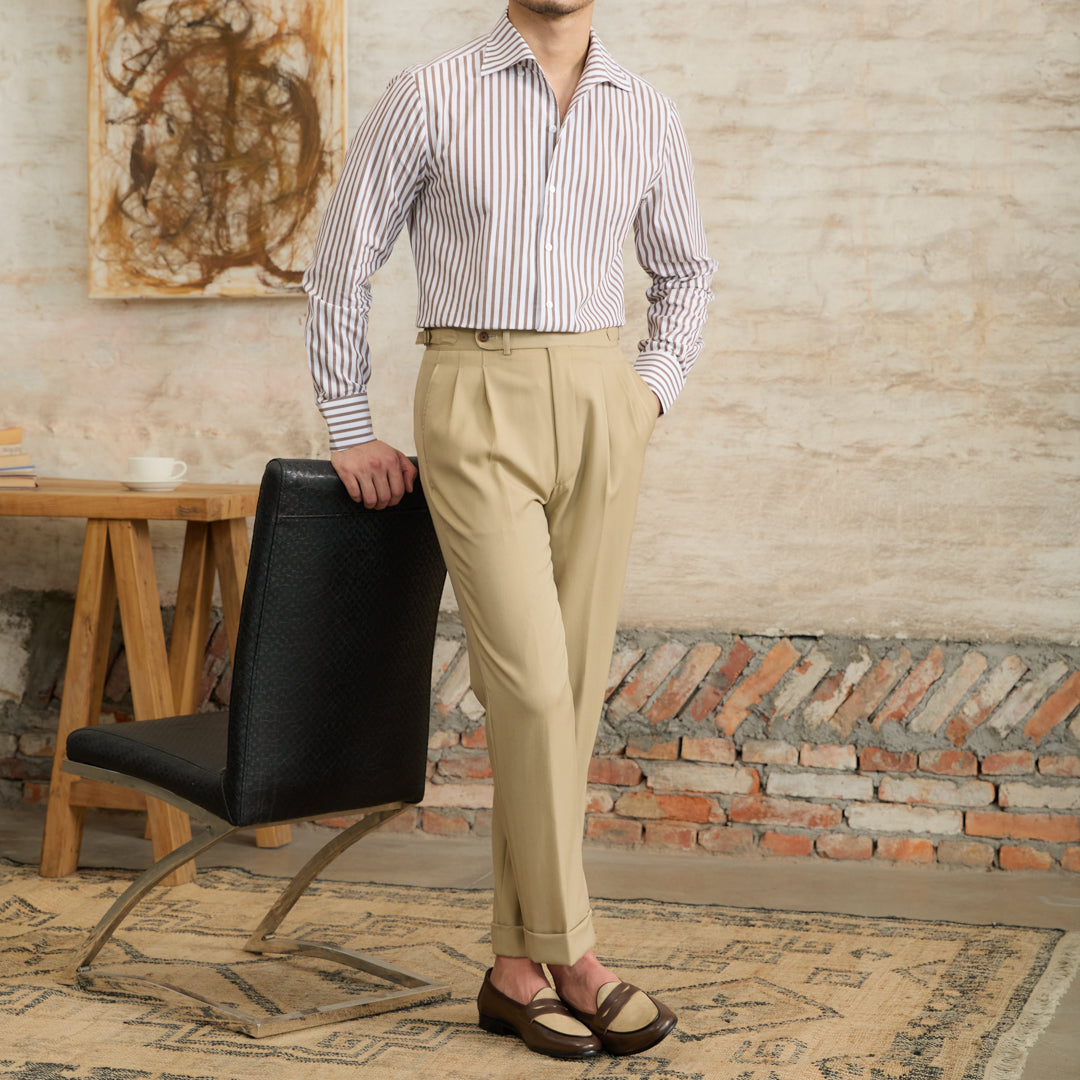 Corsica Puuvilla Raidallinen Pitkähihainen Paita