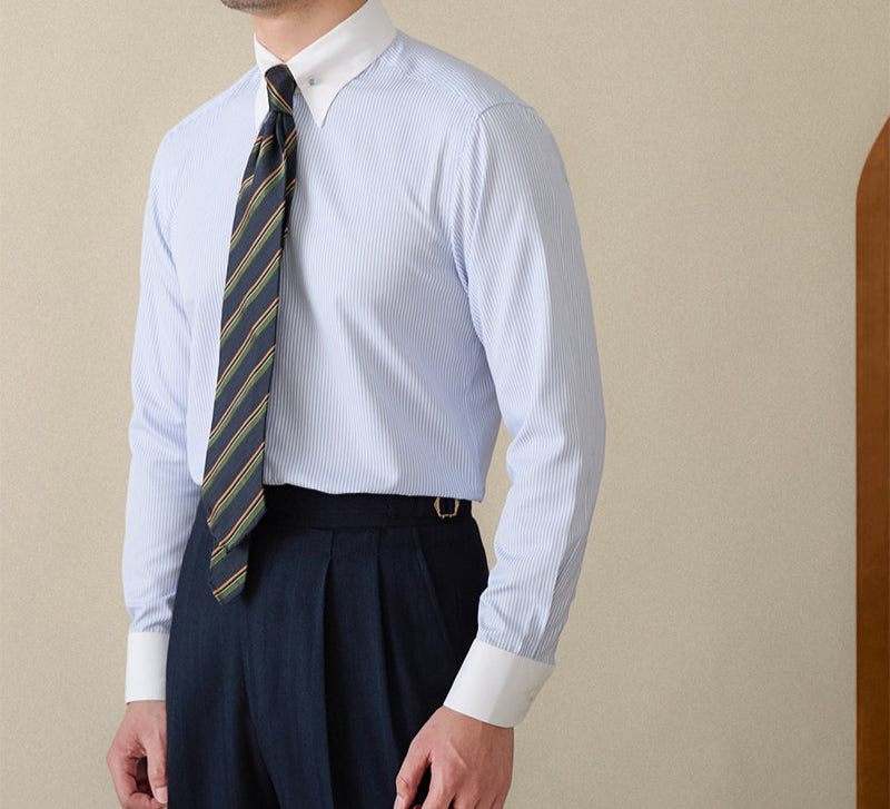 Ned Non-Iron Raidallinen Pitkähihainen Paita