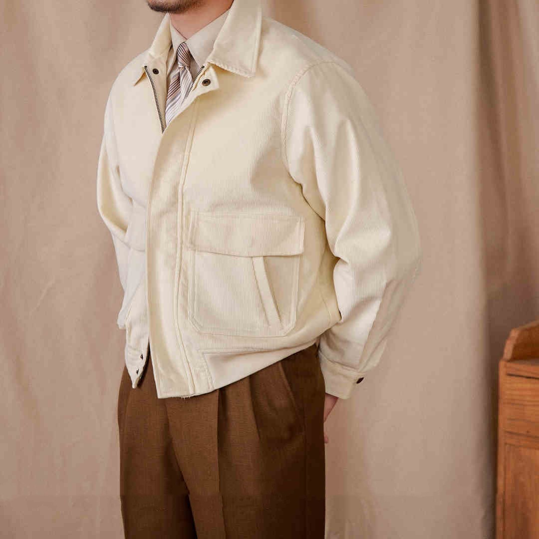 Pariisi Corduroy Puuvillatakki