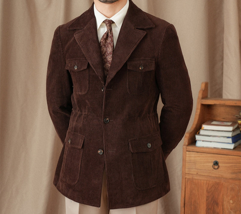 Lincoln Suede Puuvilla Puvuntakki