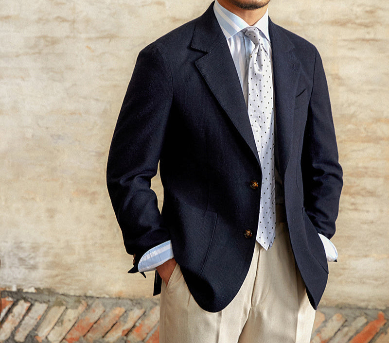 Ryder Puuvilla Pellava Seos Urheilu Bleiseri Takki